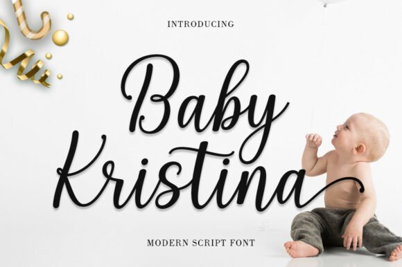 Baby Kristina: A Romantic Script Font for Branding