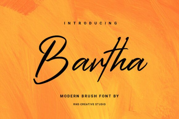Bartha Typeface: A Lively Script for Editorial Design