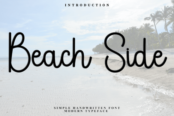 Beach Side Font: Elevate Editorial Design