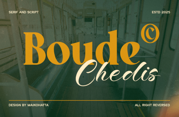 Boude Chedis: A Typeface That Elevates Your Brand