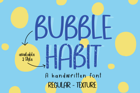 Bubble Habit Font: A Whimsical Typeface for Crafters