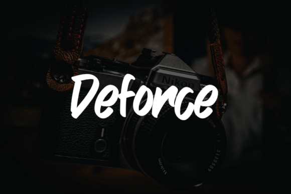 Deforce: A Versatile Font for Makers