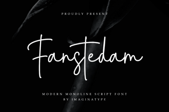 Fanstedam: A Modern Script Typeface for Editorial Design