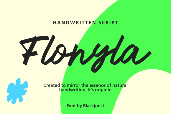 Flonyla: A Handwritten Font for Authentic Brands