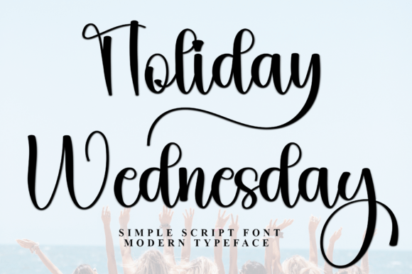 Holiday Wednesday Typeface for Festive Branding