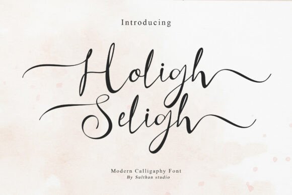 Holigh Seligh: A Script Font for Modern Web Design