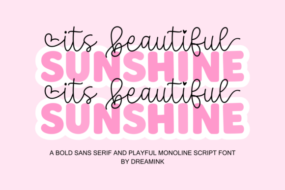 It’s Beautiful Sunshine Font for Bold Campaigns