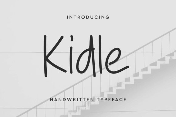 Kidle: A Playful Handwritten Font for Branding