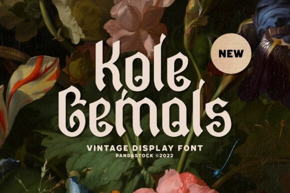 Kole Gemols: A Bold Blackletter Font for Modern Brands