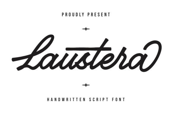 Laustera: A Handwritten Font for Digital Branding