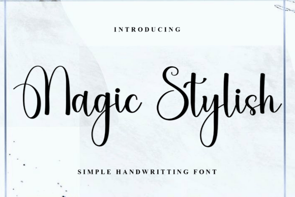 Magic Stylish Font for Festive Handmade Designs