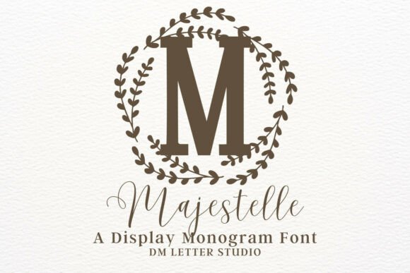 Majestelle Monogram: A Refined Typeface for Editorial Design