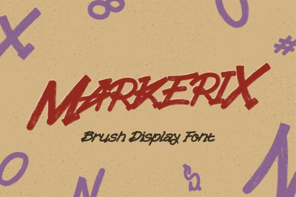 Markerix: A Lively Script Font for Editorial Design