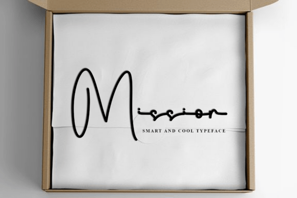 Mission Typeface: Festive Script for Web Design