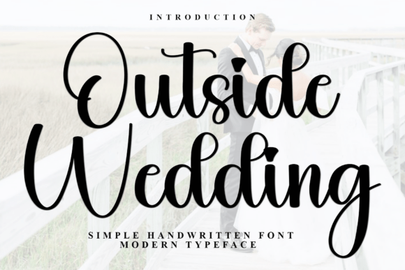 Outside Wedding Font: A Festive Typeface Review