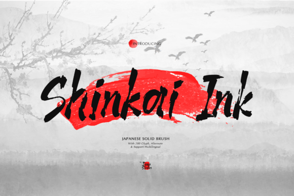Shinkai Ink: A Bold Typeface for Editorial Impact