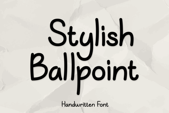 Stylish Ballpoint Font: Elevate Your Brand Identity