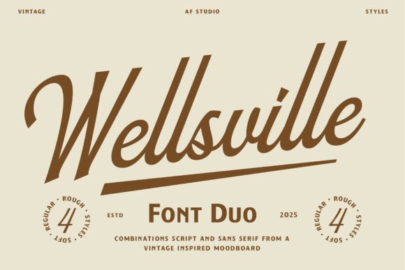 Wellsville Duo: A Vintage Typeface for Modern Campaigns