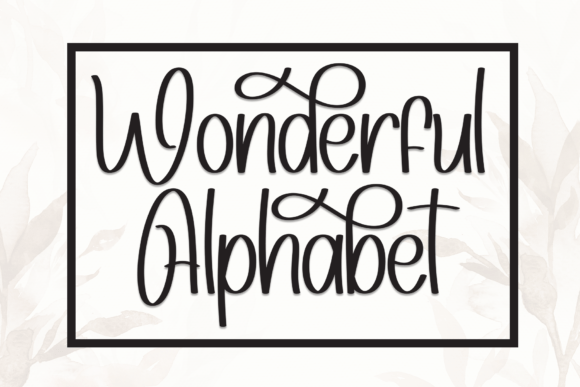 Wonderful Alphabet Font for Web Design